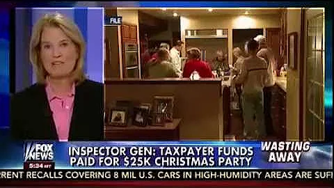 On the Record w/ Greta Van Susteren: Taxpayers Fund $25K Xmas Party
