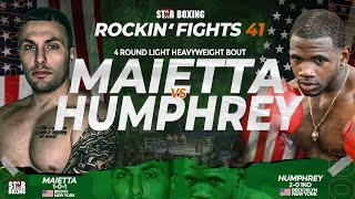Rockin Fights 41 Louis Maietta Vs Kamron Humphrey Highlights