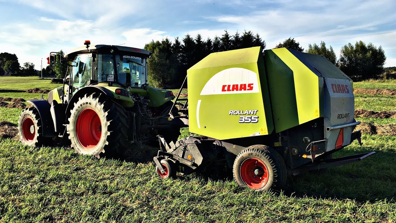✔️Sianokiszonka z Claasą 2022 ✔️3 Claasy na jednym polu ✔️Nowy nabytek CLAAS ROLLANT 355 Roto Cut