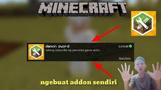How to make an addon in Minecraft PE Indonesia