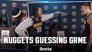 Who Knows More? Denver Nuggets Players Take On The Guessing Game!