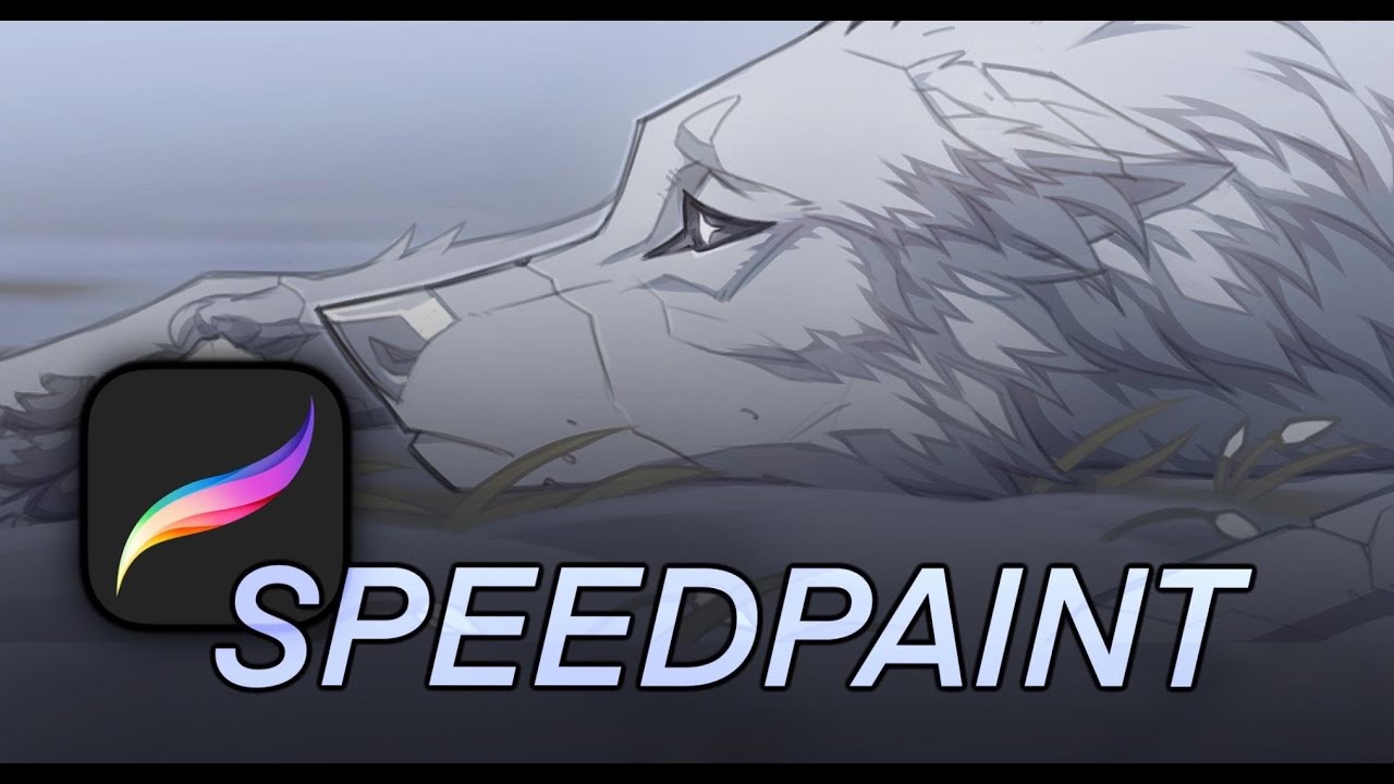 Hope — Speedpaint Wolf OC - YouTube