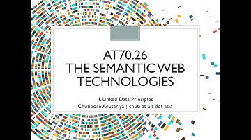 The Semantic Web Technologies: Unit 02 Linked Data Principles