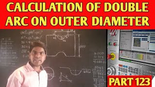 Double arc Calculation on OD || Double radius Calculation || Profile