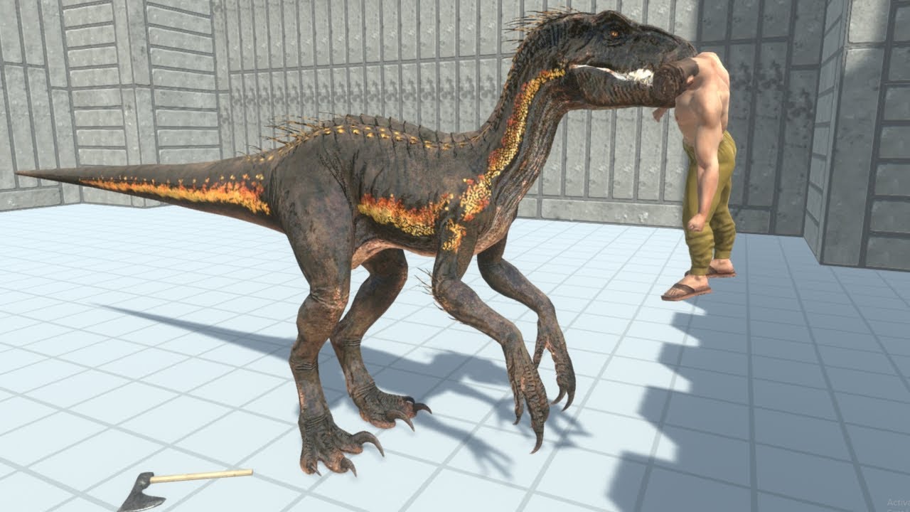 INDORAPTOR vs ALL UNITS in Castle ARBS Animal Revolt Battle Simulator