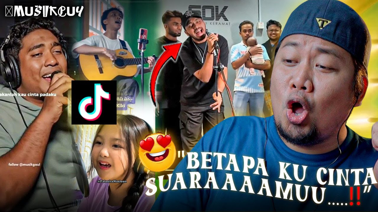 GIL4AA SUARANYA ITU LOHHH 😱😍🔥 ‼️ REACTION COVER TIK TOK