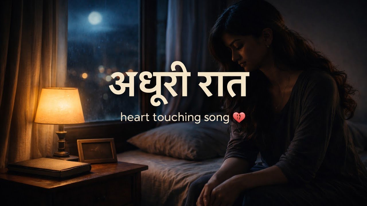 अधूरी रात 💔 | Heart Touching Song | Silent Love Story