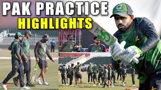 Pakistani Cricketers in Action | T20 Team Training at Pindi Stadium