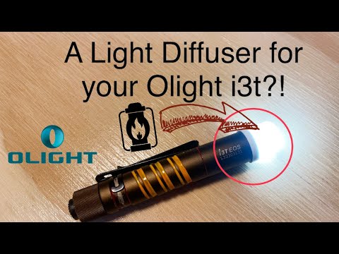 How to Make a Diffuser for your Olight i3T! An EASY and Inexpensive DIY Tutorial