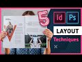 5 Creative Layout Techniques with InDesign and Photoshop