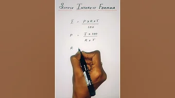 Simple Interest Formula Shorts Youtubeshorts 