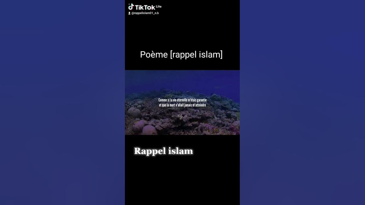 Poème [rappel islam] le poème qui a fait pleurer l