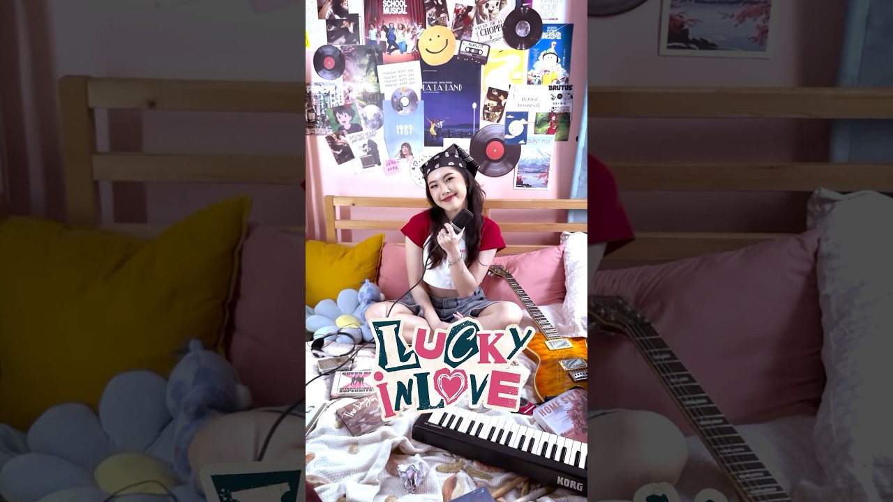 โชคดีที่มีเธอจัง 💞 #LuckyInLove #AernAver #newmusic #shorts