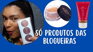 Preparação de Pele só com maquiagem de Blogueira