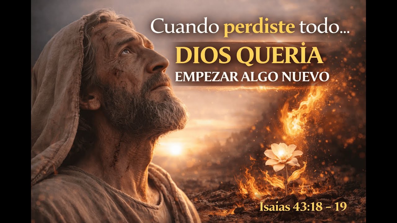 Cuando perdiste todo, Dios empezó algo nuevo