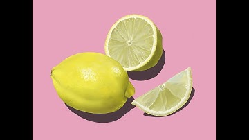 How to Draw a Lemon - Procreate Time Lapse