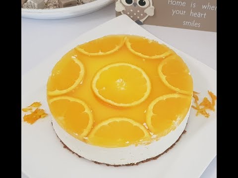 No Bake- Orangenkäsetorte / Orange - Cheesecake