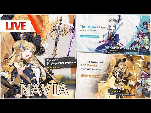 🔴 TESTING NAVIA! GACHA NAVIA! LETS GOOOO! Ep.1128 