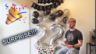 SURPRISING My BOYFRIEND For His 22nd BIRTHDAY!!!