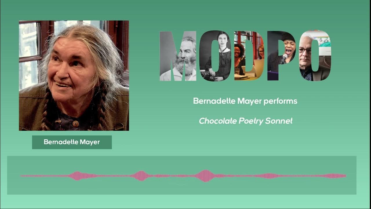 Bernadette Mayer Performs Chocolate Poetry Sonnet YouTube bernadette-mayer-performs-chocolate-poetry-sonnet-youtube