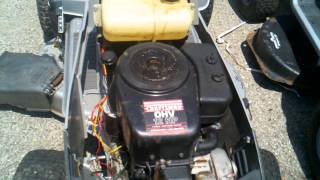 Craftsman 38 inch riding Mower Lt4000 motor for parts