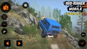 MudRunner Mobile Gameplay Part 3 - Mission - Climb a Hill - (Android, iOS)