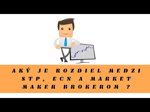 Aký je rozdiel medzi STP, ECN a Market Maker brokerom ?