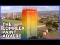 Sony Paint The Explosions Of Colour That Covered A Glasgow Estate BBC Scotland News 