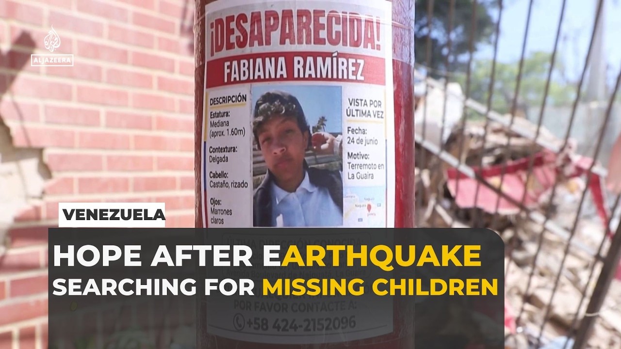 Venezuela earthquake aftermath: Families search for missing children in La Guaira
