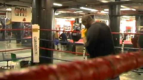 Josh Landers Heavyweight Training at Gleasons Gym