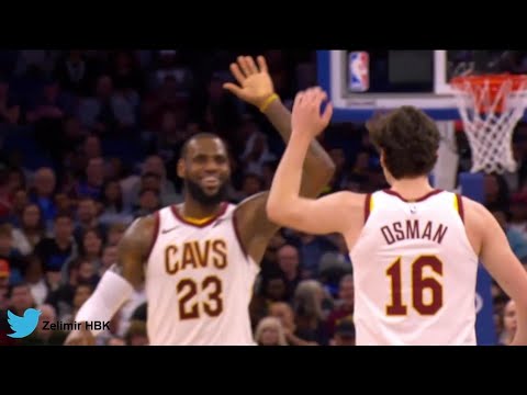 Cedi Osman'ın tam saha asistini Kevin Love ve LeBron James'in taklit ettiği müthiş anlar :)