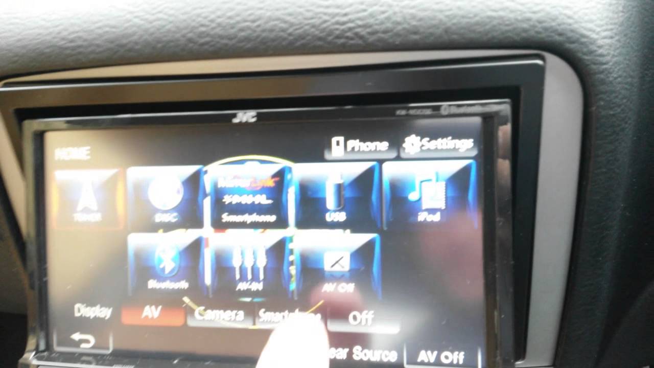 JVC NSX700 Display Settings YouTube