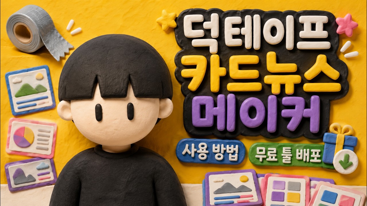 코덱스 에이전트로 만드는 덕테이프 카드뉴스 메이커(사용 방법, 무료 배포)