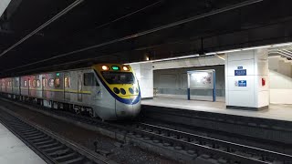20211202 4224次EMU800型黃頭區間車 松山車站2A月台 列車離站 No.4224 Local train Songshan station plat.2A Train depart