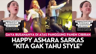 Gaya Busananya di Atas Panggung Panen Cibiran, Happy Asmara Sarkas: Kita Gak Tahu Style