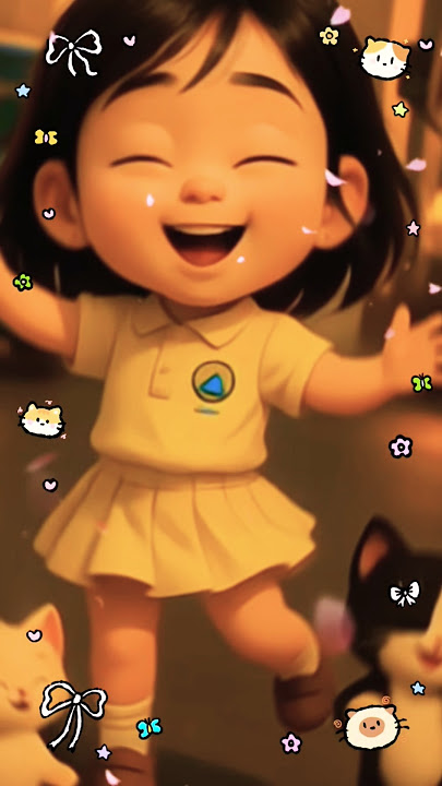 joged viral #animasi #ai #anak #goyang #joged #anakanak #kucing #cute
