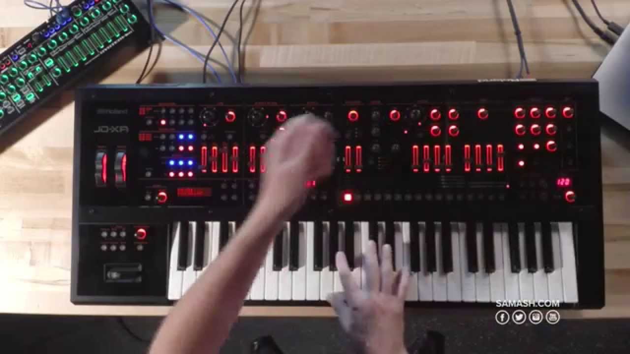 Roland JD-XA Analog Digital Synthesizer - Crossover Concept - YouTube