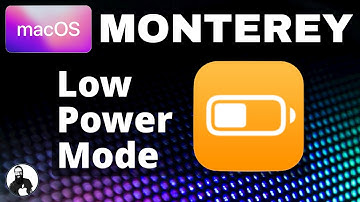 How to Enable Low Power Mode in MacOS Monterey