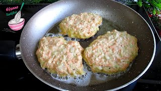 2 Моркови, 2 Кабачка, 2 Яйца! Таких Вкусных Вегетарианских Блинчиков Вы Еще Не Пробовали!