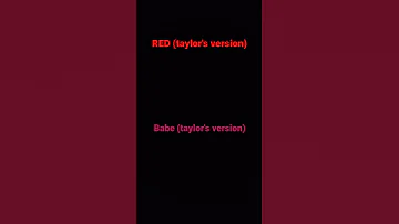 Babe (taylor's version)-Taylor Swift #fyp #fy #viral #shorts #love #foryou #freefire #top #rm #trend