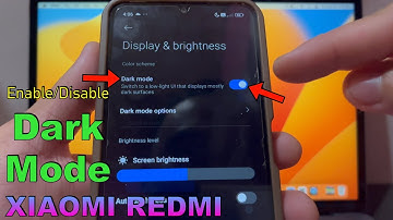 How to Enable or Disable Dark Mode on Xiaomi Redmi 13C