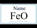 Naming and Charges of Compounds