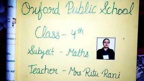 class 4th maths chapter 1 exercise 1E complete