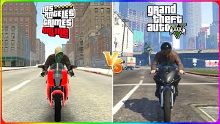 Los Angeles Crimes vs GTA 5 : A Side-by-Side Comparison