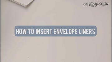 How to insert envelope liners / DIY Invitations