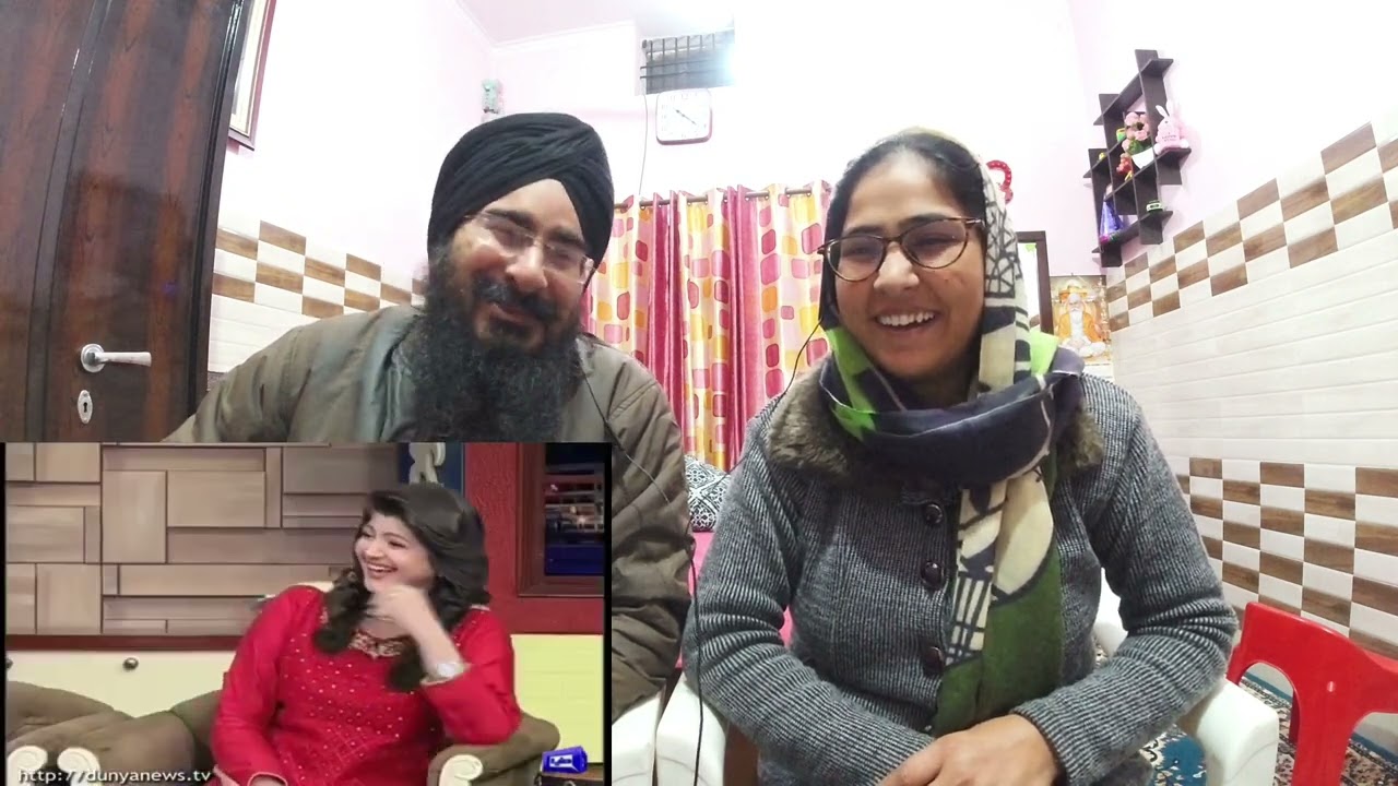 Reaction On Azizi as Donald Trump Best Performance Ever - Hasb e Haal | LuckyRV Vlog