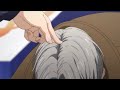 Yuri touching Victor