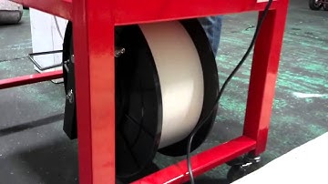 Eagle 100 table top semi automatic strapping machine Part 1