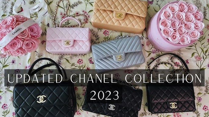 Chanel 22K Coco First Flap Bag Cavier Black 20cm 