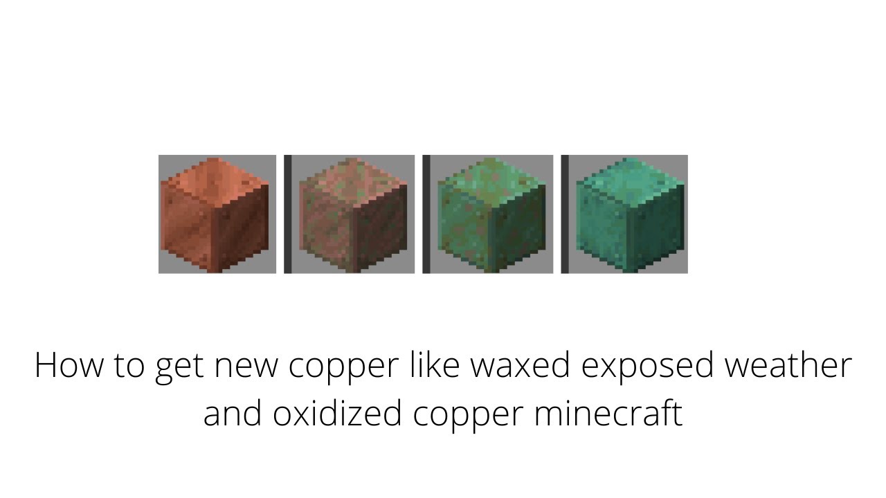 How to get new copper like waxed exposed weather and oxidized copper